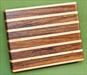 Board #986 Sandwich / Bagel Cutting Board - Zebrawood & Maple 9 x 7 1/4 x 1 1/2 - $27.99